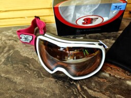 JUNIORSKÉ LYŽIARSKE OKULIARE 3F VISON PURE 2 WHITE-DARK PINK